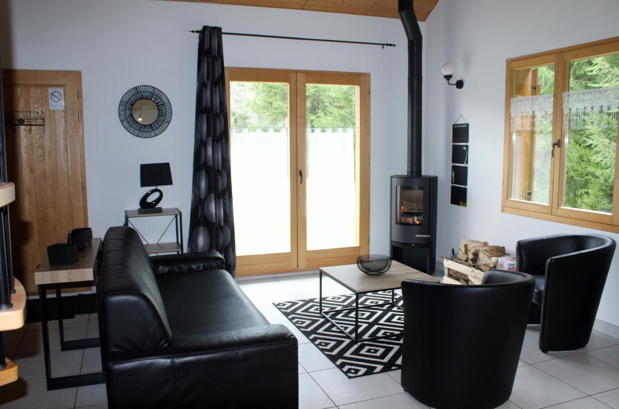 Chalet De Charme Le Contemporain Ney Exterior photo