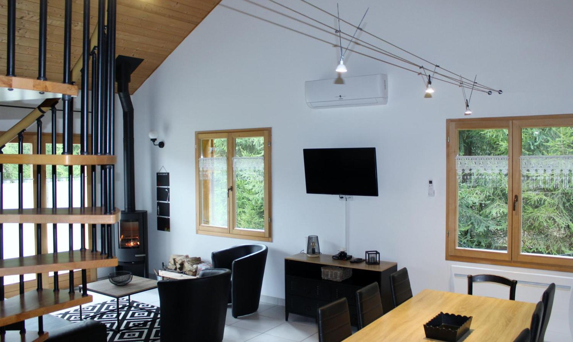 Chalet De Charme Le Contemporain Ney Exterior photo
