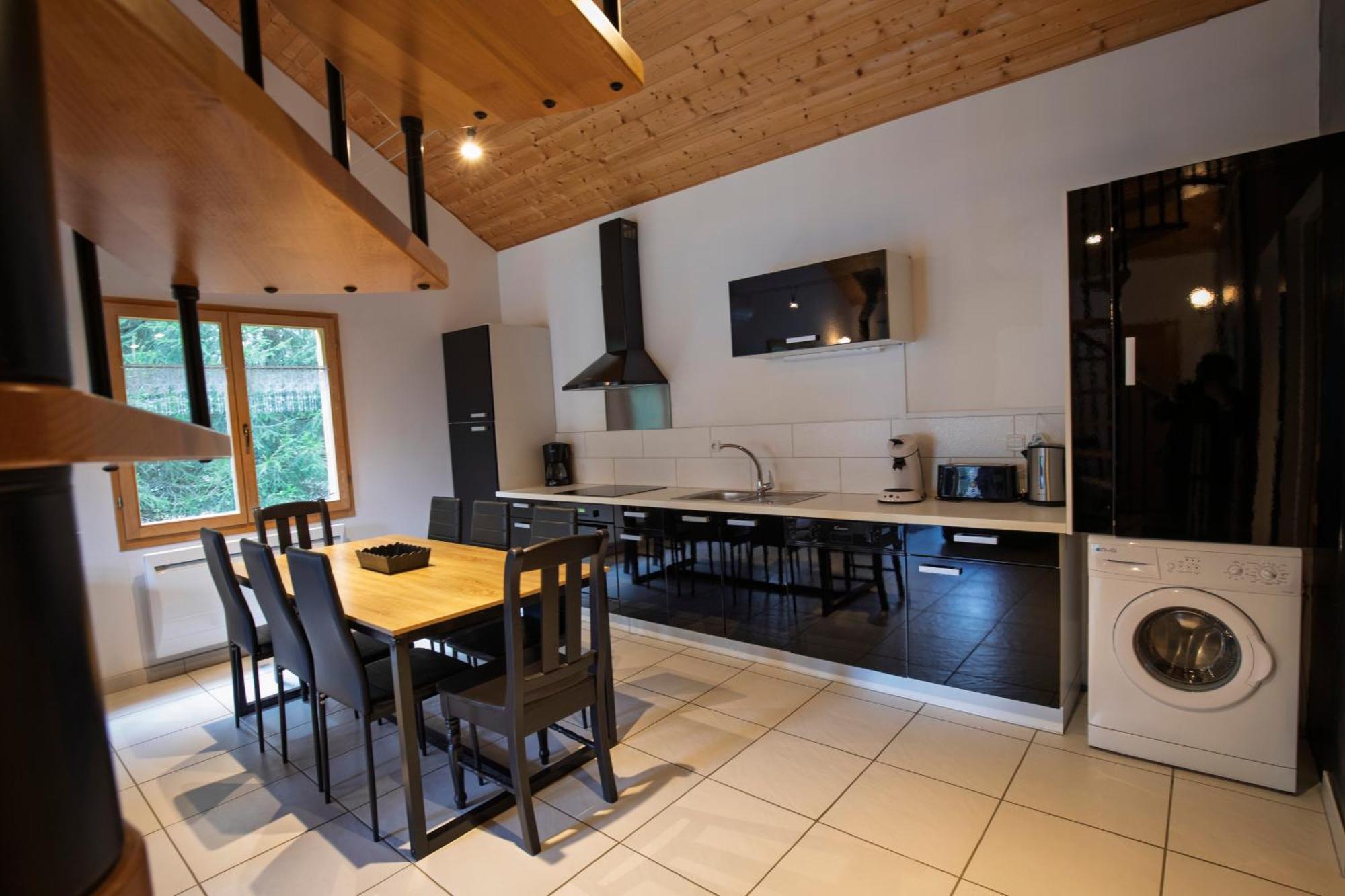 Chalet De Charme Le Contemporain Ney Exterior photo